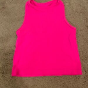 Free People Vibrant Pink Sleeveless Top